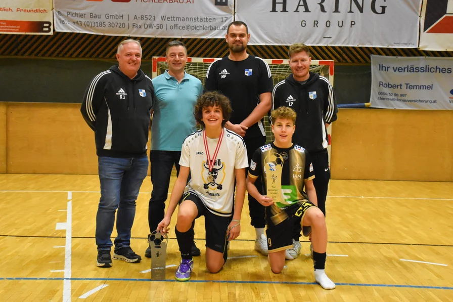 Torschützenkönige: Noel Kraus (MTSV Südwest) und Raphael Weilharter (LaHö Youngsters A)