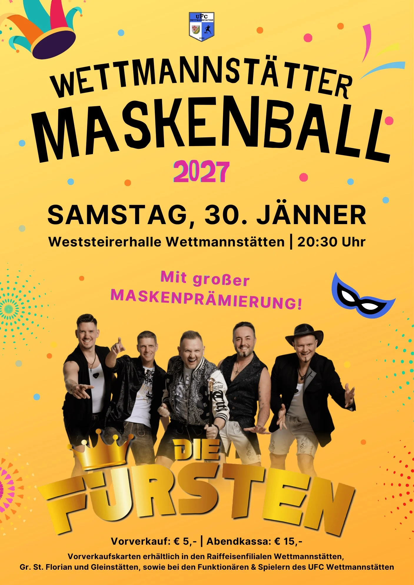 Plakat: Maskenball 2027
